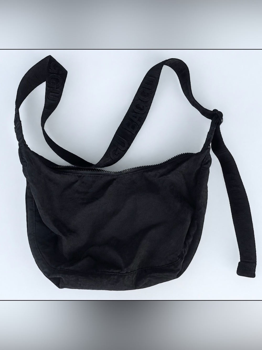 Black Baggu Crescent Bag